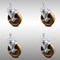 Service Caster 5 Inch SS High Temp Phenolic Swivel 10mm Threaded Stem Caster Set Brake SCC SCC-SSTS20S514-PHSHT-TLB-M1015-4 - alternate 3